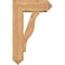 Ekena Millwork Funston Arts and Crafts Smooth Bracket w/ Offset Brace, Western Red Cedar, 7 1/2"W x 20"D x 32"H BKT0806X20X32FST03SWR - alternate 2